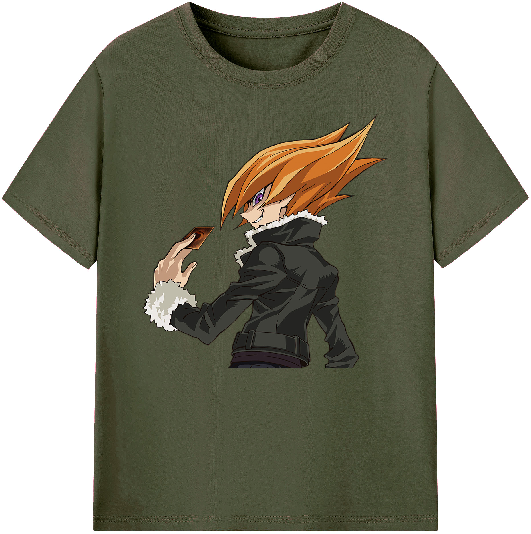 （画像用） 遊☆戯☆王 Yu-Gi-Oh! 綿100％ メンズ半袖Tシャツ｜肌触りやわらか＆通気性